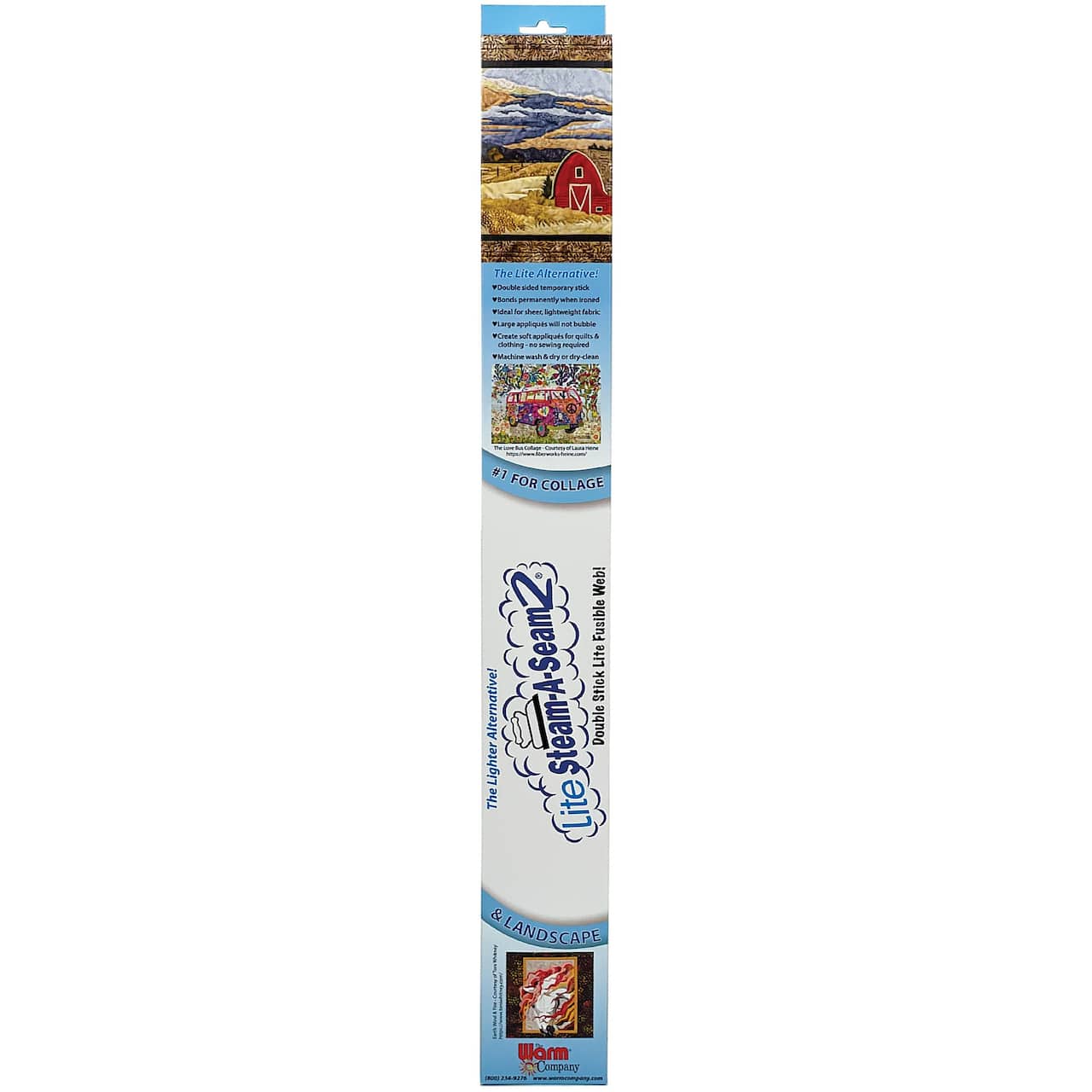 Warm Company® Lite Steam-A-Seam 2® Fusible Web, 24" x 3yd.